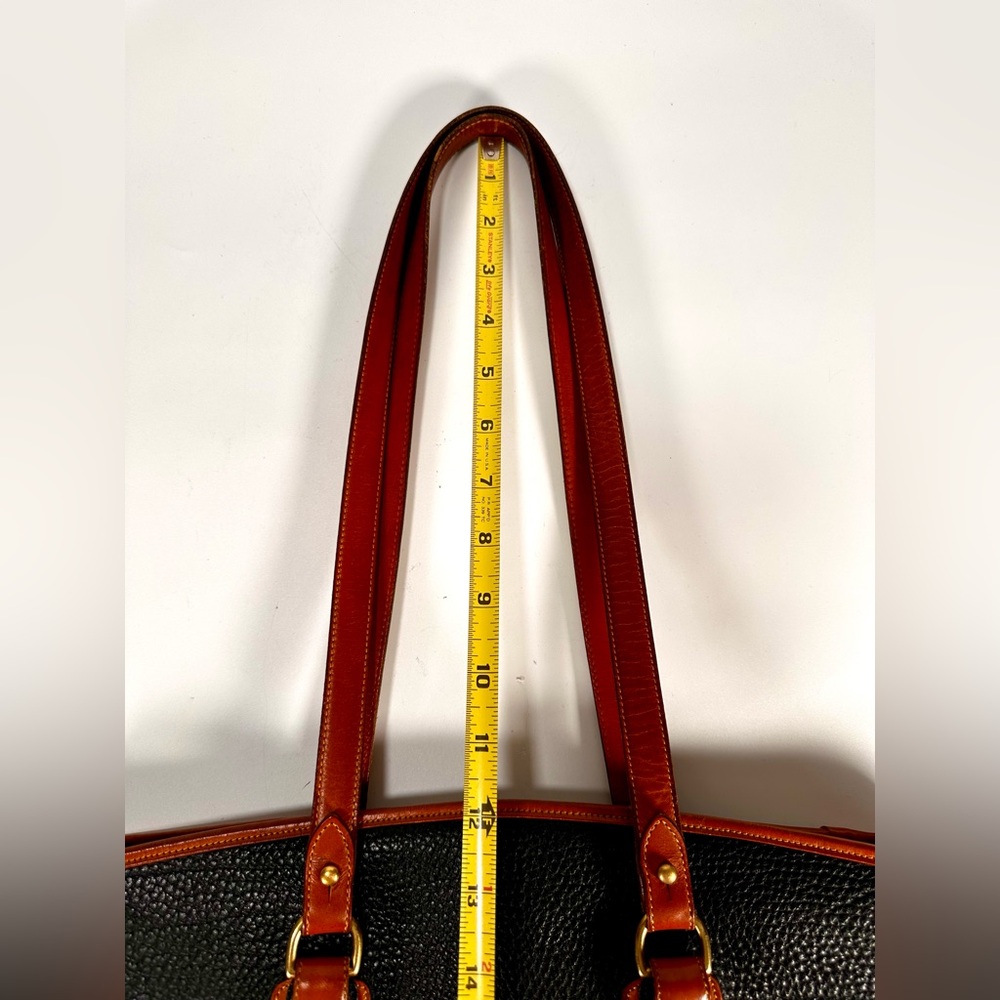 Dooney & Bourke Vintage Leather Shoulder Tote Bag - Picture 13 of 13